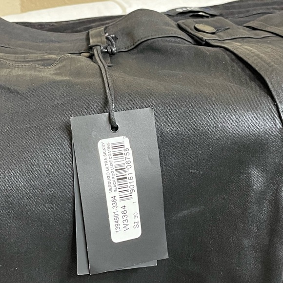 NWT Paige Verdugo Ultra Skinny Jean, black, size 30 - Picture 7 of 7